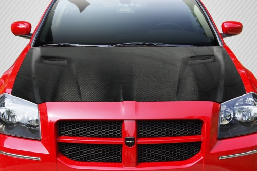 Carbon Fiber Challenger Style Hood 05-07 Dodge Magnum